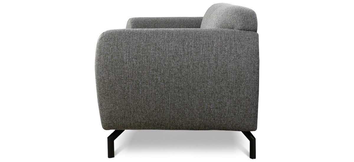 Marche xl u lædersofa rød & sort