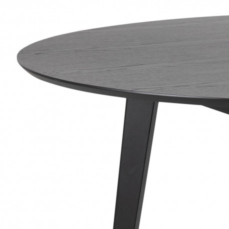 Roxby spisebord sort Ø140cm
