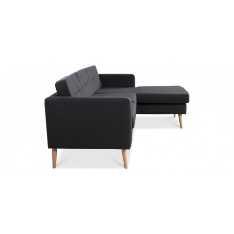 Novelty ch. sofa højrevendt - Koksgrå Inari 95