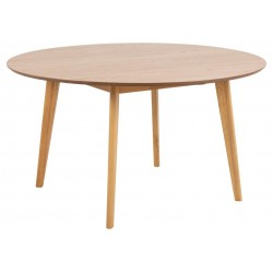 Roxby spisebord Ø140cm - naturlig MDF