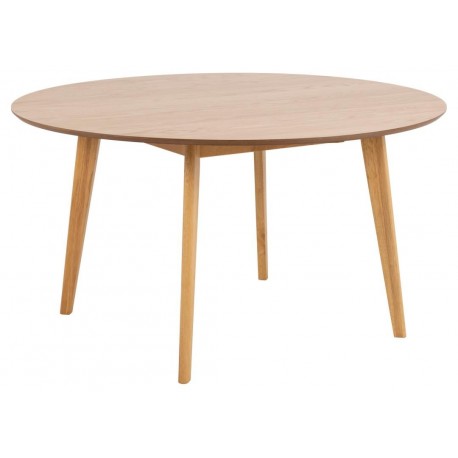 Roxby spisebord Ø140cm - naturlig MDF