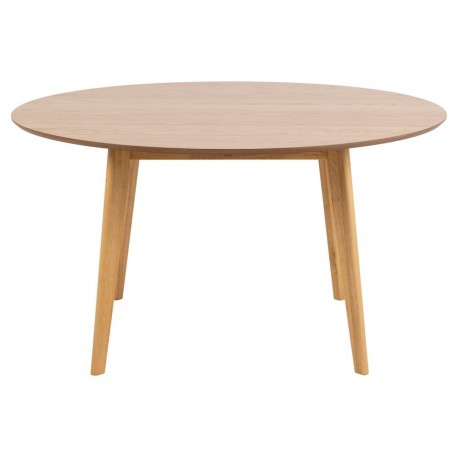 Roxby spisebord Ø140cm - naturlig MDF