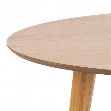 Roxby spisebord Ø140cm - naturlig MDF