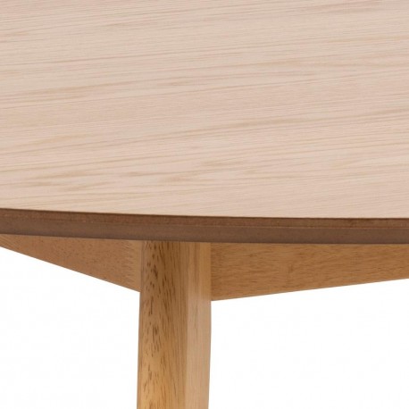 Roxby spisebord Ø140cm - naturlig MDF
