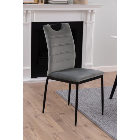 Dia spisebordsstol grå stof