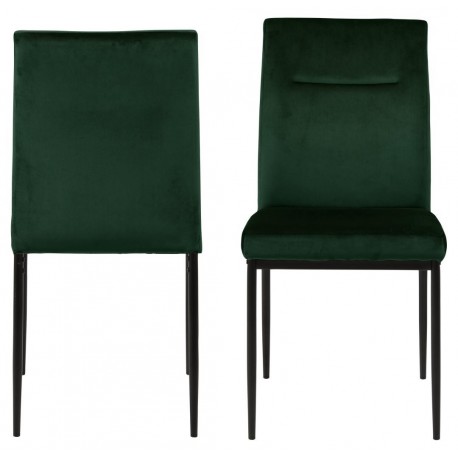 Demi spisebordsstol grøn stof