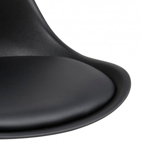Dima spisebordsstol sort læderlook