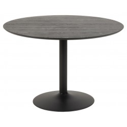 Ibiza spisebord Ø110cm - Sort
