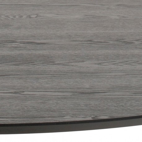 Ibiza spisebord Ø110cm - Sort