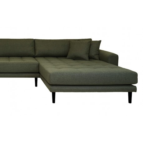 Andersen | Hjørnesofa med Højrevendt Chaiselong | Grøn stof