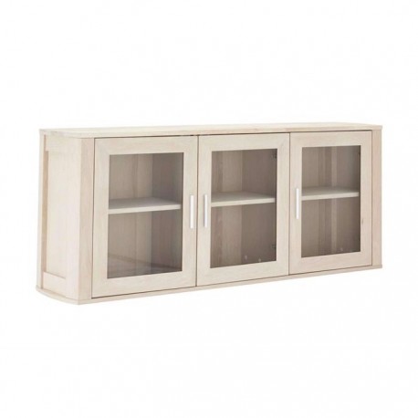 Paris - Væg vitrine i Eg Hvidolieret - B:150 x D:34 cm. Højde 60 cm. OUTLET