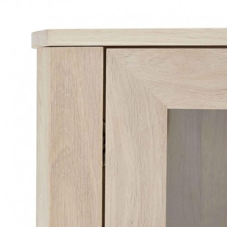 Paris - Væg vitrine i Eg Hvidolieret - B:150 x D:34 cm. Højde 60 cm. OUTLET
