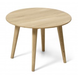 Falster Sofabord Massiv Naturolieret EG - Ø60cm