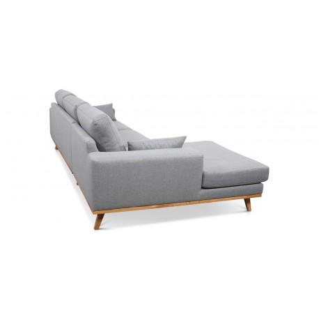 Lido chaiselongsofa | Venstrevendt | Lysegrå