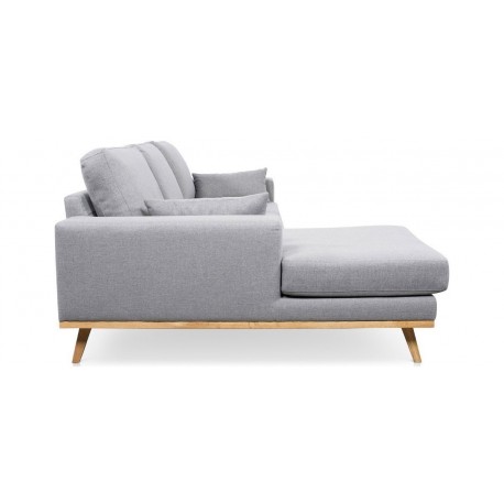 Lido chaiselongsofa | Venstrevendt | Lysegrå