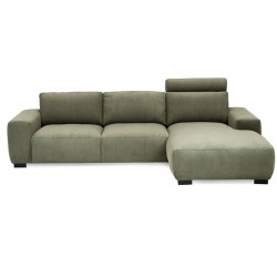 Hjort Knudsen Aarhus Chaiselong sofa højrevendt Fløjl