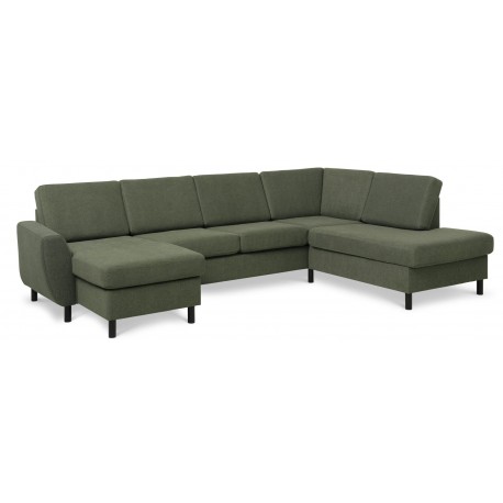 Thomas Venstrevendt hjørnesofa med chaiselong - Winther moss Grøn