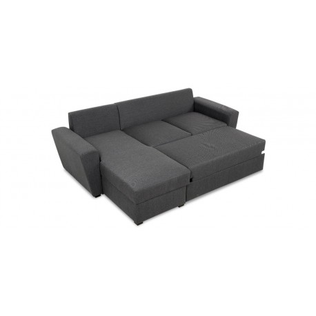 Studio Deluxe sovesofa - Pocket fjedring - Antracit Inari 96