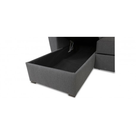 Studio Deluxe sovesofa - Pocket fjedring - Antracit Inari 96
