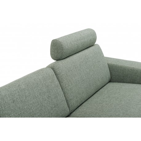 Hjort Knudsen Hadsten chaiselong sofa højrevendt Grøn stof