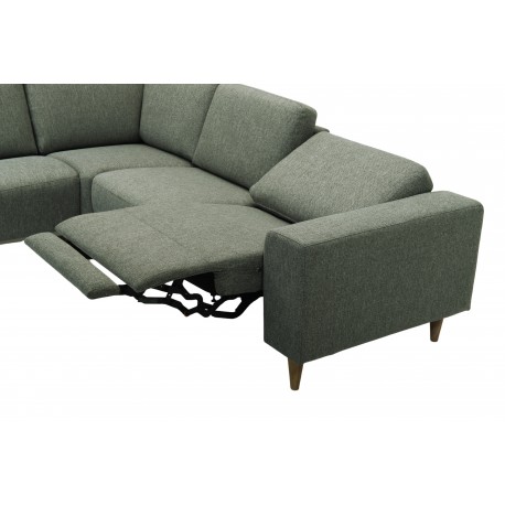 Hjort knudsen Copenhagen Hjørnesofa grå stof venstrevendt