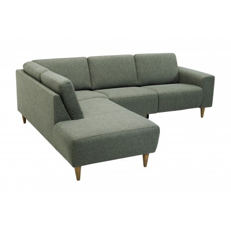 Hjort knudsen Copenhagen Hjørnesofa grå stof venstrevendt