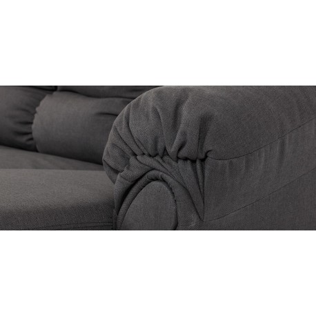 Tønder ch. sofa - 4 pers. højre - Koksgrå Inari 95