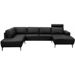 Hjort Knudsen Copenhagen Læder U-sofa - Højrevendt