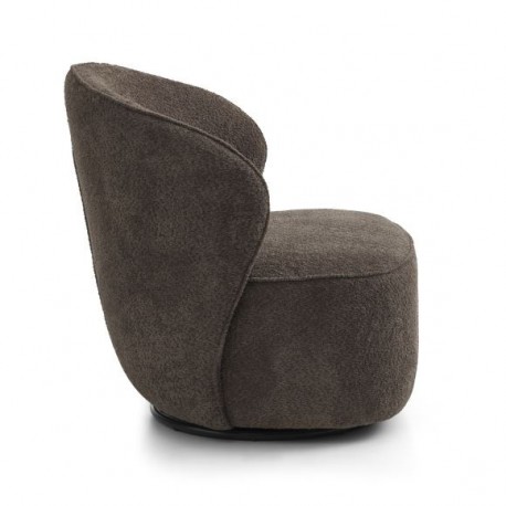 Theo loungestol Mocca stof
