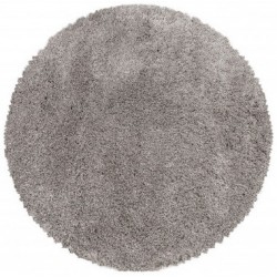 Fluffy Rundt tæppe - Beige