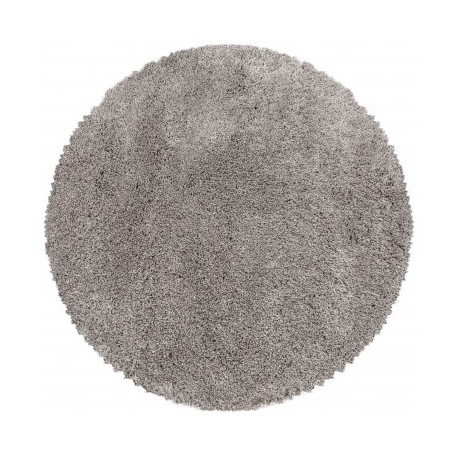 Fluffy Rundt tæppe - Beige