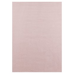 Sky Kortluvet tæppe Ensfarvet - Rosa