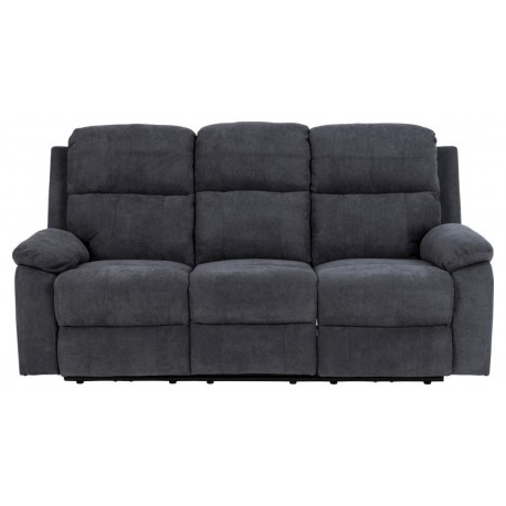 Mora 3+2 personers sofasæt med elektrisk recliner grå stof