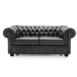 Chesterfield Manchester 2 personers Lædersofa