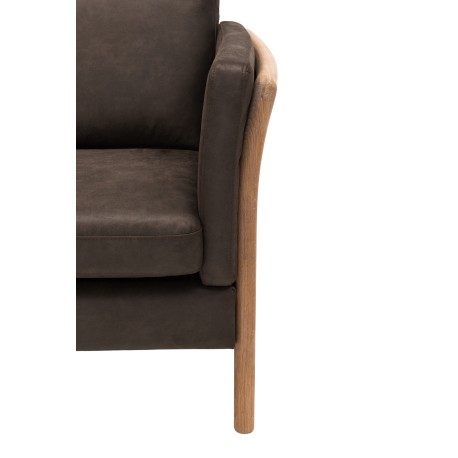 Hjort Knudsen – Classic tremmehjørnesofa med open ende Venstrevendt