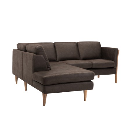 Hjort Knudsen – Classic tremmehjørnesofa med open ende Venstrevendt