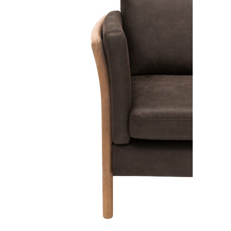 Hjort Knudsen – Classic tremmehjørnesofa med open ende Venstrevendt
