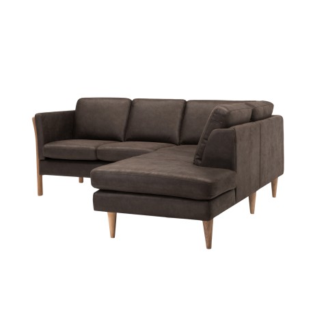Hjort Knudsen – Classic tremmehjørnesofa med open ende Venstrevendt