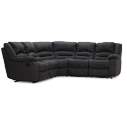Cinema Biografsofa Grå mikrofiber stof