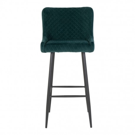 Boston Barstol grøn velour