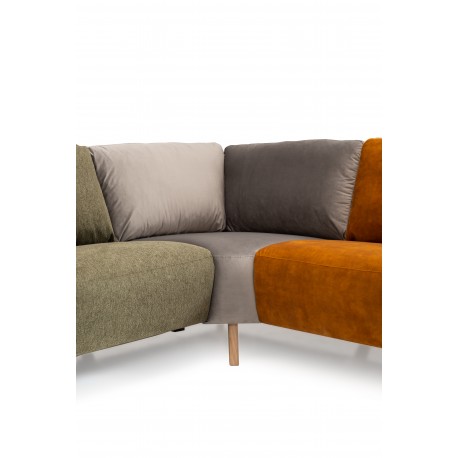 Hjort Knudsen Copenhagen flerfarvet sofa U-sofa - Venstrevendt