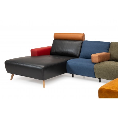 Hjort Knudsen Copenhagen flerfarvet sofa U-sofa - Venstrevendt