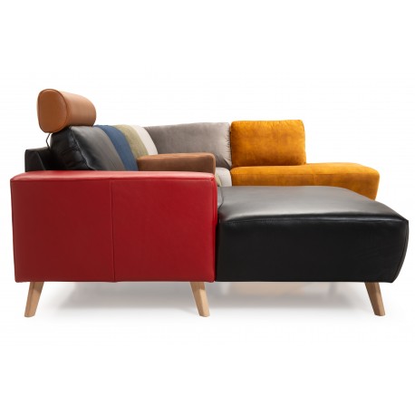 Hjort Knudsen Copenhagen flerfarvet sofa U-sofa - Venstrevendt