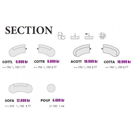 Section Hjørnesofa