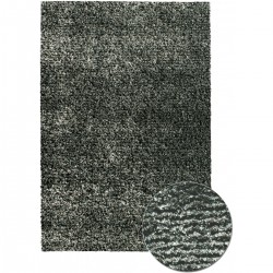 SUNSET - Antracit tuftet afpasset tæppe