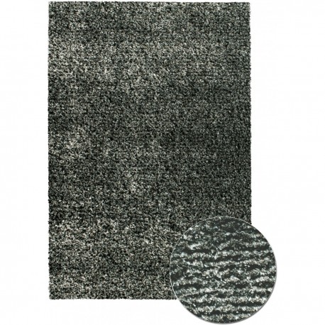SUNSET - Antracit tuftet afpasset tæppe