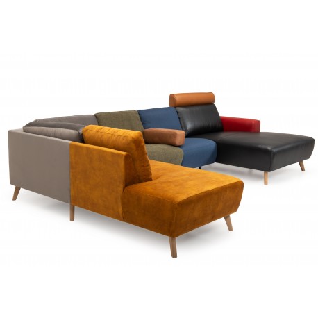 Hjort Knudsen Copenhagen flerfarvet sofa U-sofa - Højrevendt Multifarvet