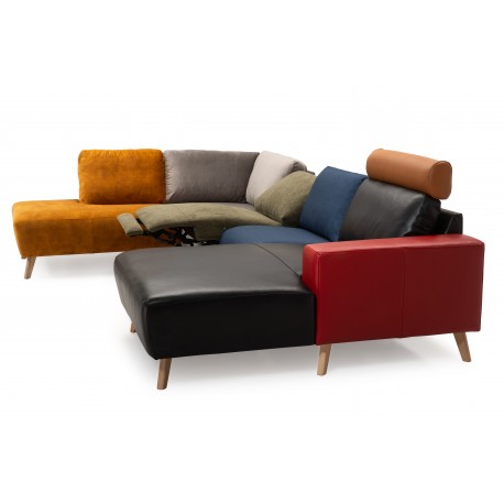 Hjort Knudsen Copenhagen flerfarvet sofa U-sofa - Højrevendt Multifarvet