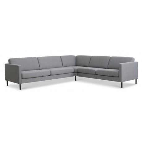 Ask hjørnesofa 269x300 cm lysegrå
