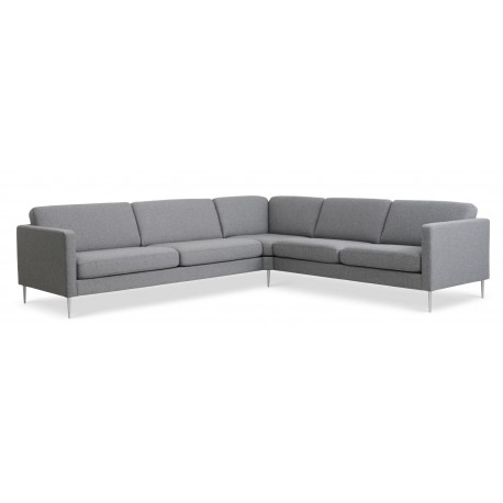 Ask hjørnesofa 269x300 cm lysegrå